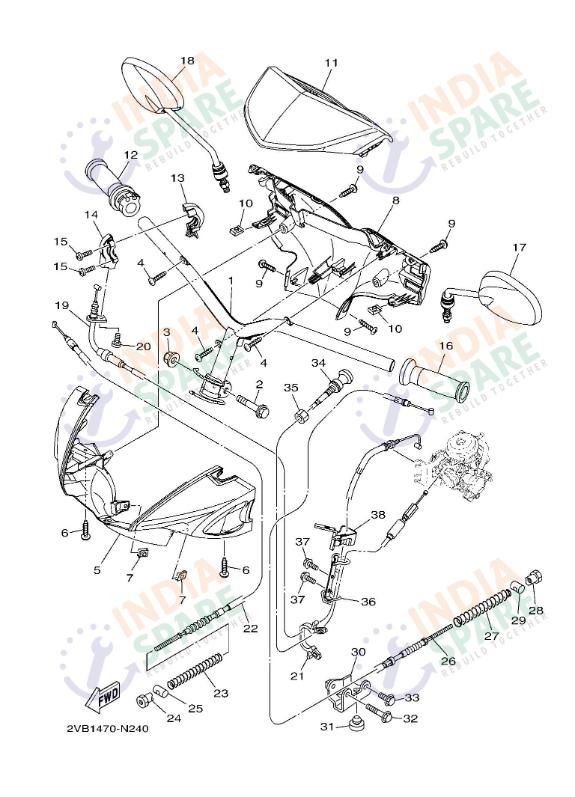 STEERING HANDLE & CABLE